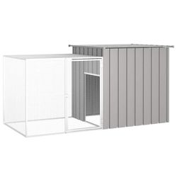 vidaXL Hühnerkäfig Verzinkter Stahl 200 x 91 x 100 cm (171546) vidaXL Hühnerkäfig Verzinkter Stahl 200 x 91 x 100 cm (171546)