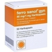 UCB Pharma FERRO SANOL GYN, 50 Kps. (N2) UCB Pharma FERRO SANOL GYN, 50 Kps. (N2)