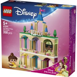 LEGO Disney Die Mini-Prinzessinnen Belle und Tiana mit ihrem Schloss (43291)