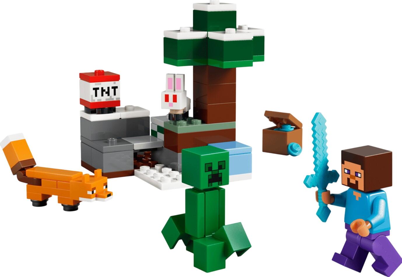 LEGO Minecraft Steves Abenteuer in der Taiga (21583)