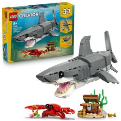 LEGO Creator 3-in-1 Wilder Hai mit Schatztruhe (31381)