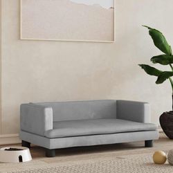 vidaXL Hundebett Samt 80 x 45 x 30 cm (171895)