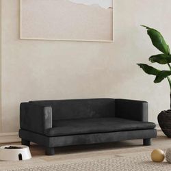vidaXL Hundebett Samt 80 x 45 x 30 cm (171898)