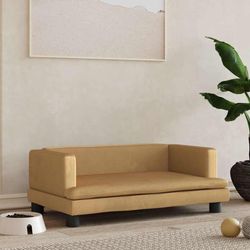 vidaXL Hundebett Samt 80 x 45 x 30 cm (171899)