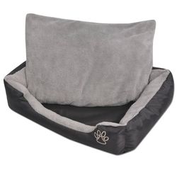 vidaXL Hundebett mit gepolstertem Kissen Größe XL (170422)