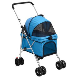 vidaXL Hundewagen Faltbar Oxford-Gewebe 76 x 50 x 100 cm (172200)
