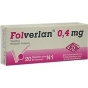 Verla-Pharm Arzneimittel FOLVERLAN 0.4MG, 20 Tbl. (N1) 0,4 mg