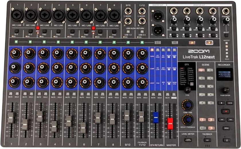 Zoom LiveTrak L12next
