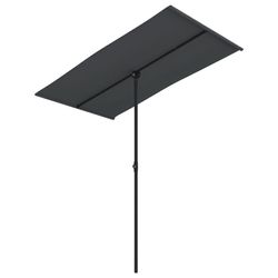 vidaXL Sonnenschirm mit Aluminium-Mast 180x110 cm (47334)