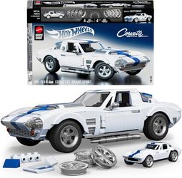 Mattel Brick Shop Hot Wheels Custom Corvette Grand Sport (JGR31)
