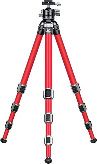 Leofoto Athena Red LA-324C + Ballhead LH-40