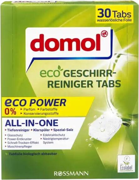 Domol eco Geschirr-Reiniger Tabs 30 Stk.