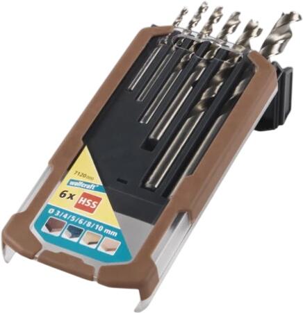 Wolfcraft Holzspiralbohrer-Set HSS (7120000)