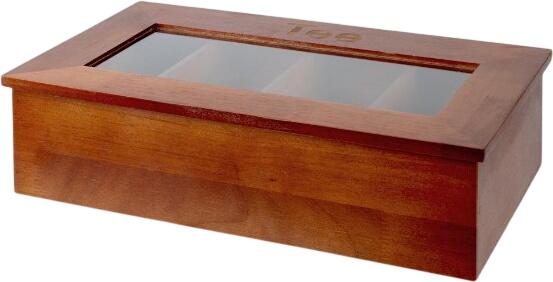 APS Teebox mit 4 Kammern 33,5 x 20 cm (11574)