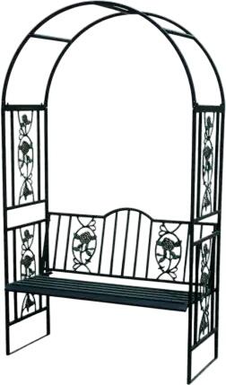 TrendLine Rosenbogen mit Bank 122 x 52 x 213 cm