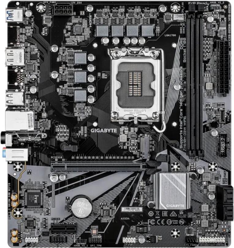 GIGABYTE H610M D3W WIFI6