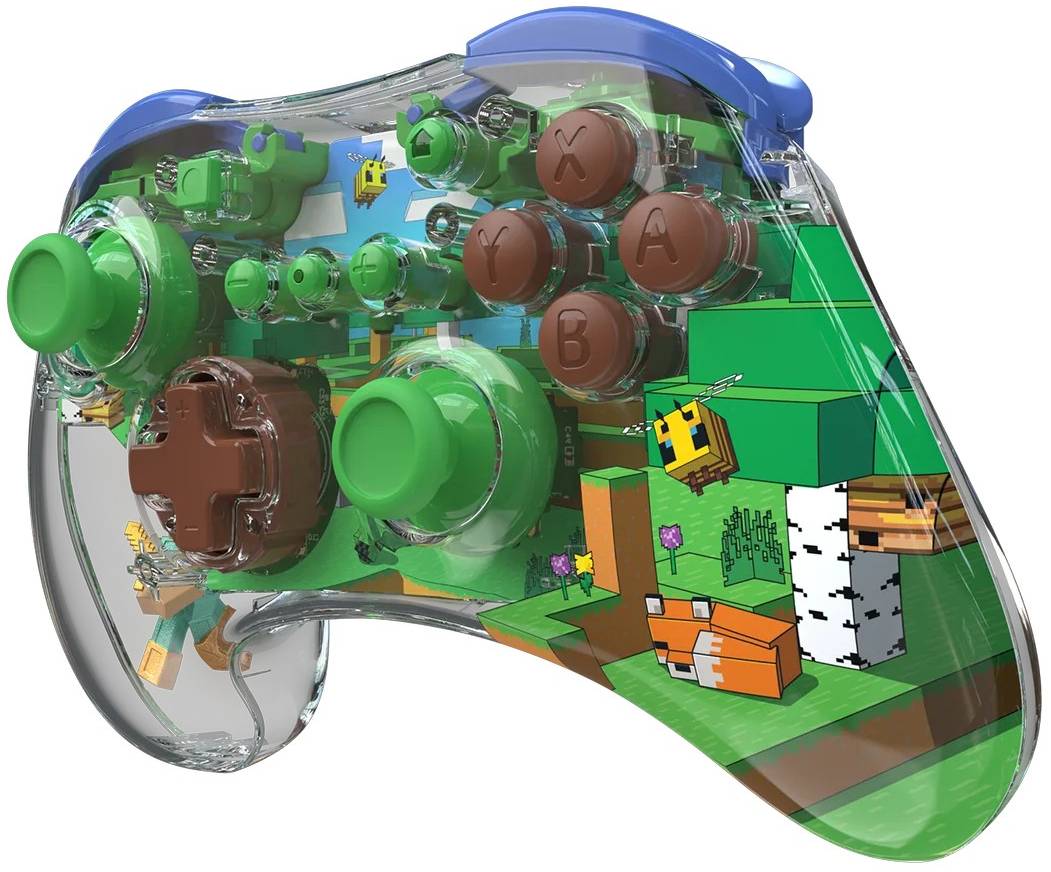 PDP Realmz Wireless Controller Minecraft Forest