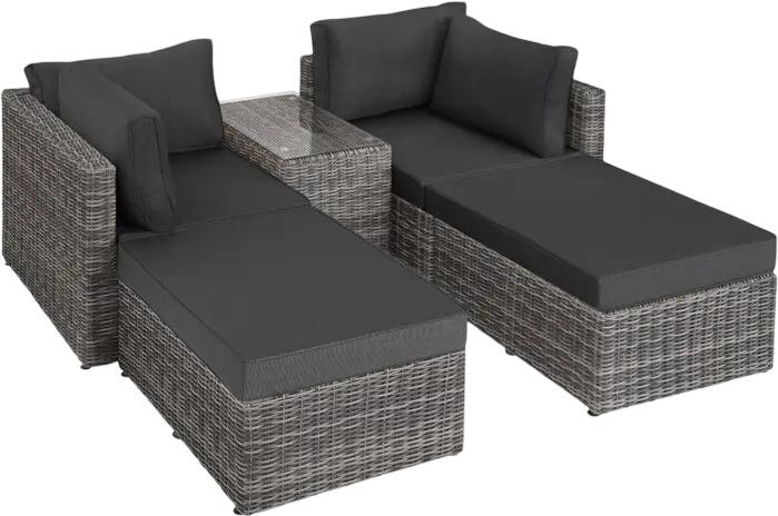 tectake San Domino Rattan Lounge (405092) tectake San Domino Rattan Lounge (405092)