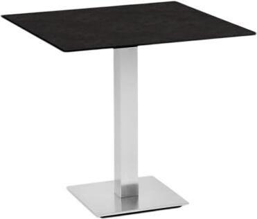 Niehoff Garden Bistro Tisch Edelstahl HPL quadratisch 68 x 68 cm
