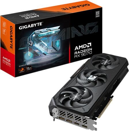 GIGABYTE Radeon RX 9070 Gaming 16GB (GV-R9070GAMING-16GD)