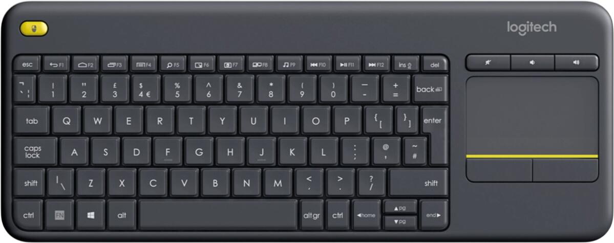 Logitech Wireless Touch Keyboard K400 Plus CZ