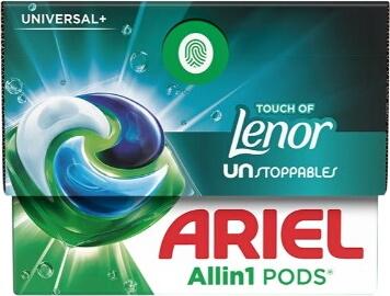 Ariel All-in-1 Pods Universal+ Lenor Touch of Unstoppables 76 WL