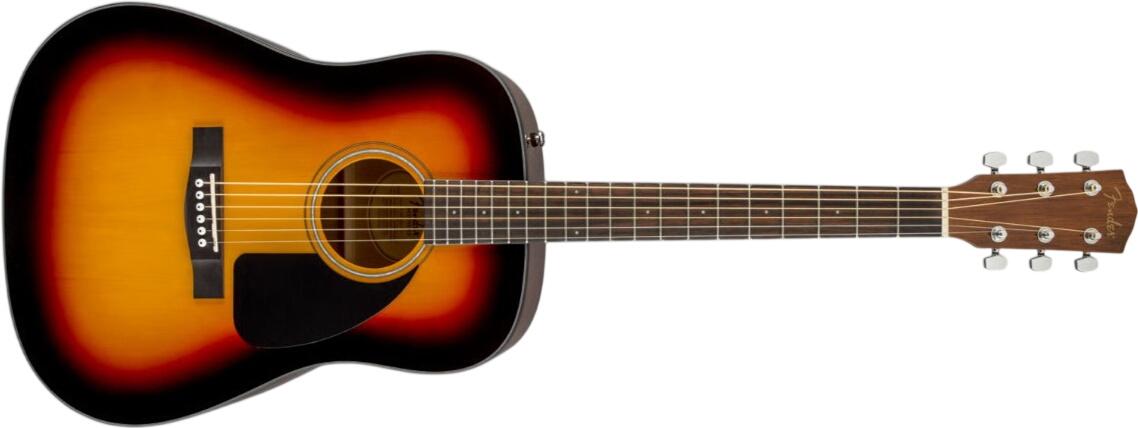 Fender CD-60 Dreadnought V3 DS Sunburst inkl. Case