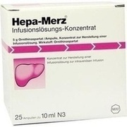 Merz Therapeutics HEPA MERZ INFUSIONSKONZ, 25 Amp. 10 ml