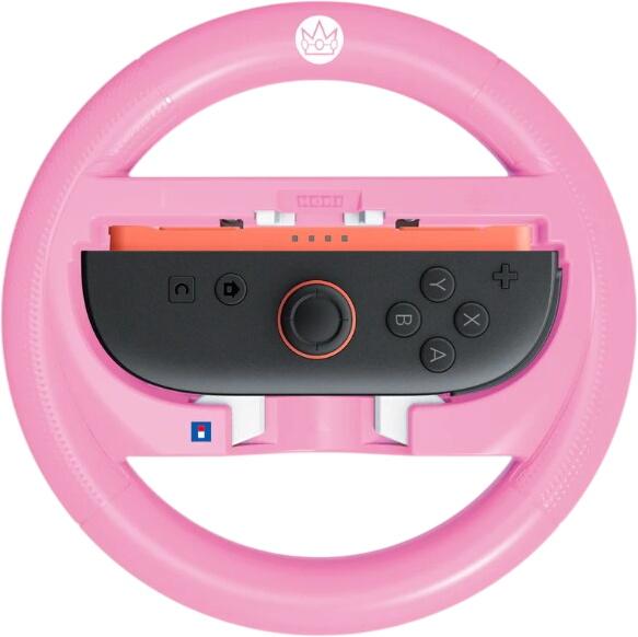 Hori Racing Wheel Attachment Set - Peach Switch 2