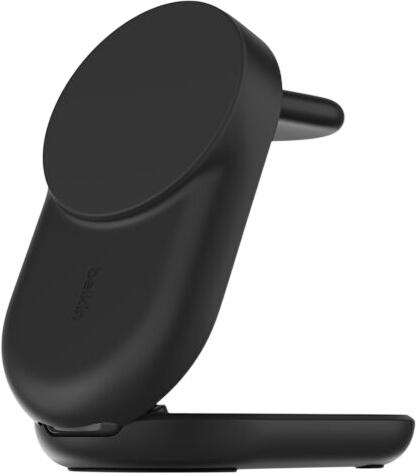 Belkin UltraCharge Faltbare magnetische 3-in-1-Ladestation mit Qi2 25W (rund)