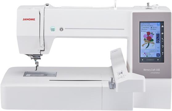 Janome Memory Craft 550E Limited Edition