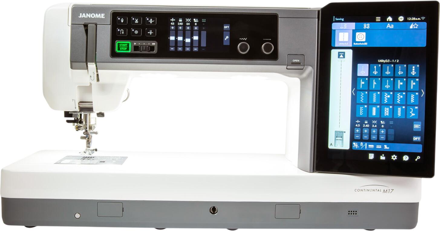 Janome Continental M17 mit Stickmodul