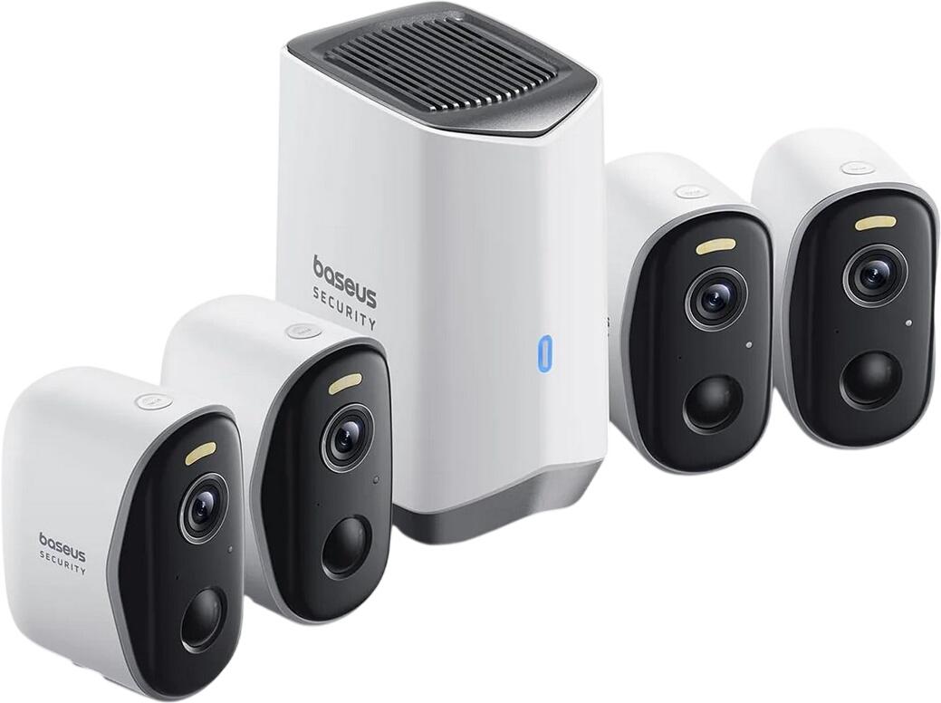 Baseus N1 Outdoor-Überwachungskamera 4-Cam Kit (S0TW022131)
