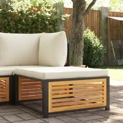 vidaXL Gartenhocker mit Kissen (367647)