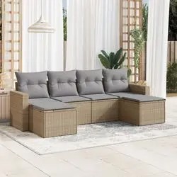 vidaXL Garten-Sofagarnitur 6-tlg (3251656)