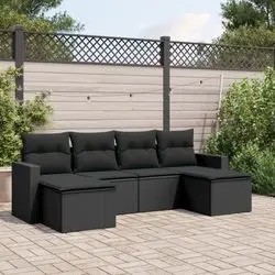 vidaXL Garten-Sofagarnitur mit Kissen (3251652)