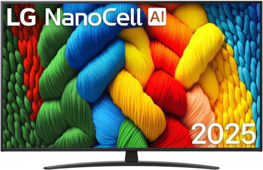 LG 75" NanoCell AI NANO81 4K Smart TV 2025 75NANO81A3A