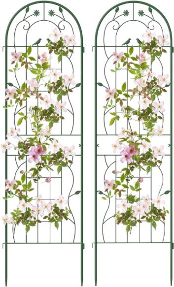 Costway Rankgitter 2er Set 180 x 50 cm