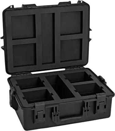 Roadinger Kunststoffcase für 4x AKKU UP-4 QCL Spot QuickDMX MK2
