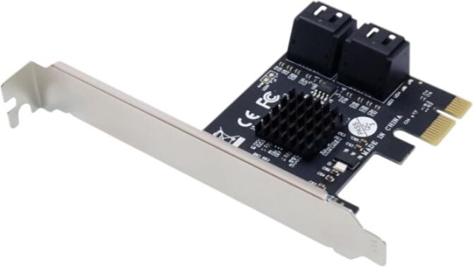 Conceptronic 4-Port-SATA-PCIe-Adapter mit SATA-Kabel (EMRICK03G)