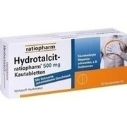 Ratiopharm HYDROTALCIT 500, 50 Kautbl. (N2) 500 mg Ratiopharm HYDROTALCIT 500, 50 Kautbl. (N2) 500 mg