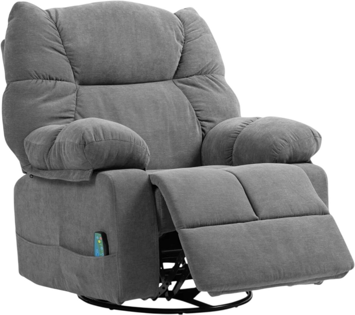 HOMCOM Relaxsessel mit Massagefunktion (700-174V90CG)
