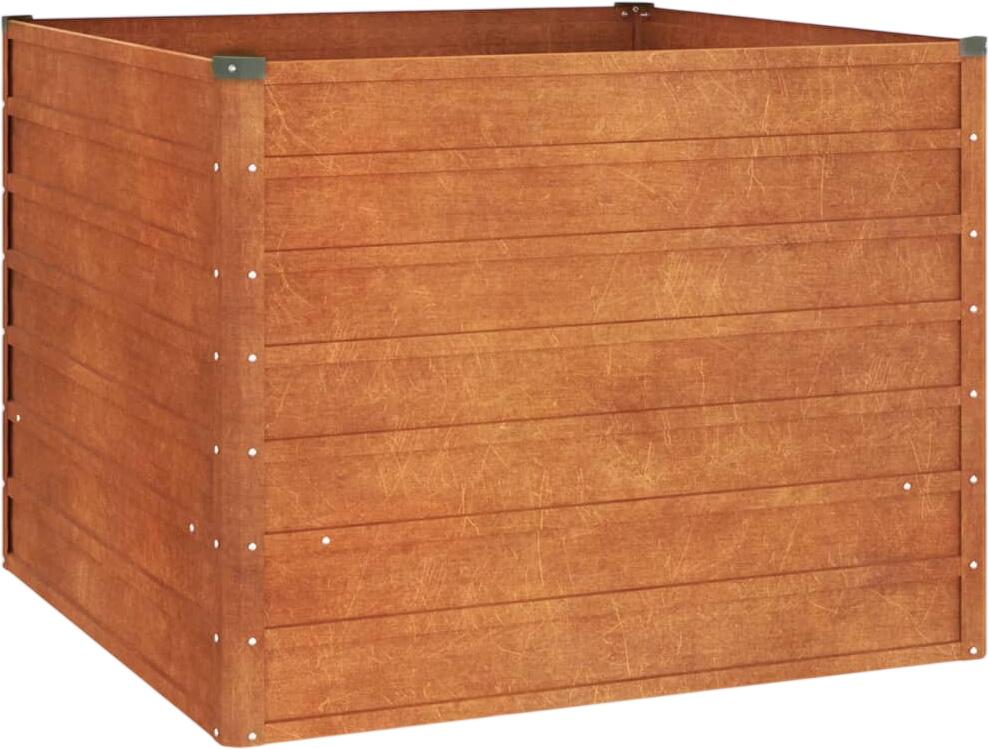 vidaXL Hochbeet Rostig 100 x 100 x 77 cm (151948)