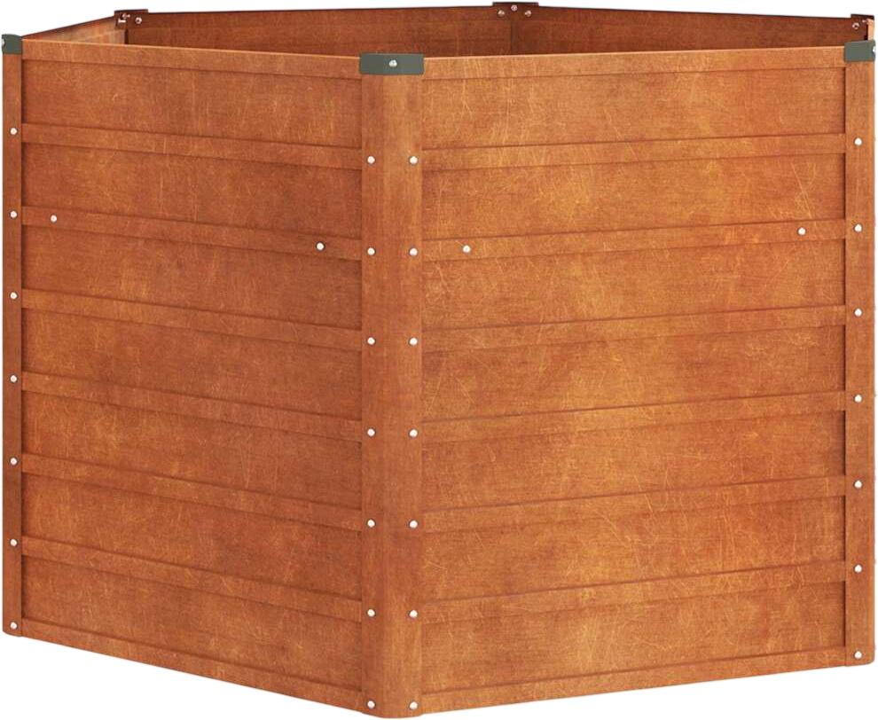 vidaXL Hochbeet Rostig 129 x 129 x 77 cm (151947) vidaXL Hochbeet Rostig 129 x 129 x 77 cm (151947)