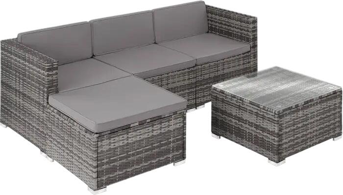 tectake Rattan Lounge Lignano (404782)