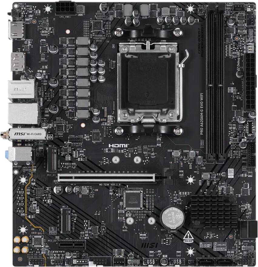 MSI PRO A620AM-G Evo WiFi