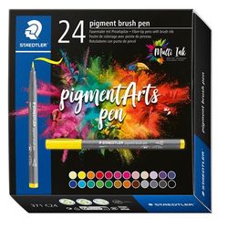 Staedtler Pigment Arts Brush Pen 371 24er Kartonetui (371 C24)