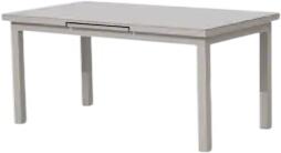 Primaster Gartentisch ausziehbar Aluminium Rhodos 167/217 x 90 cm