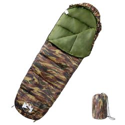 vidaXL Mumienschlafsack für Erwachsene Camping 3 Jahreszeiten (94525)