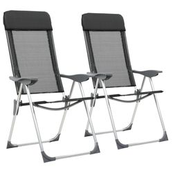 vidaXL Klappbare Campingstühle 2 Stk. (44305)